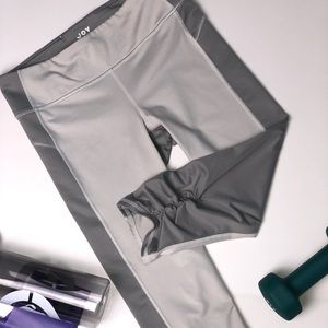 Joy lab Grey Two-tone Slimming compression legging